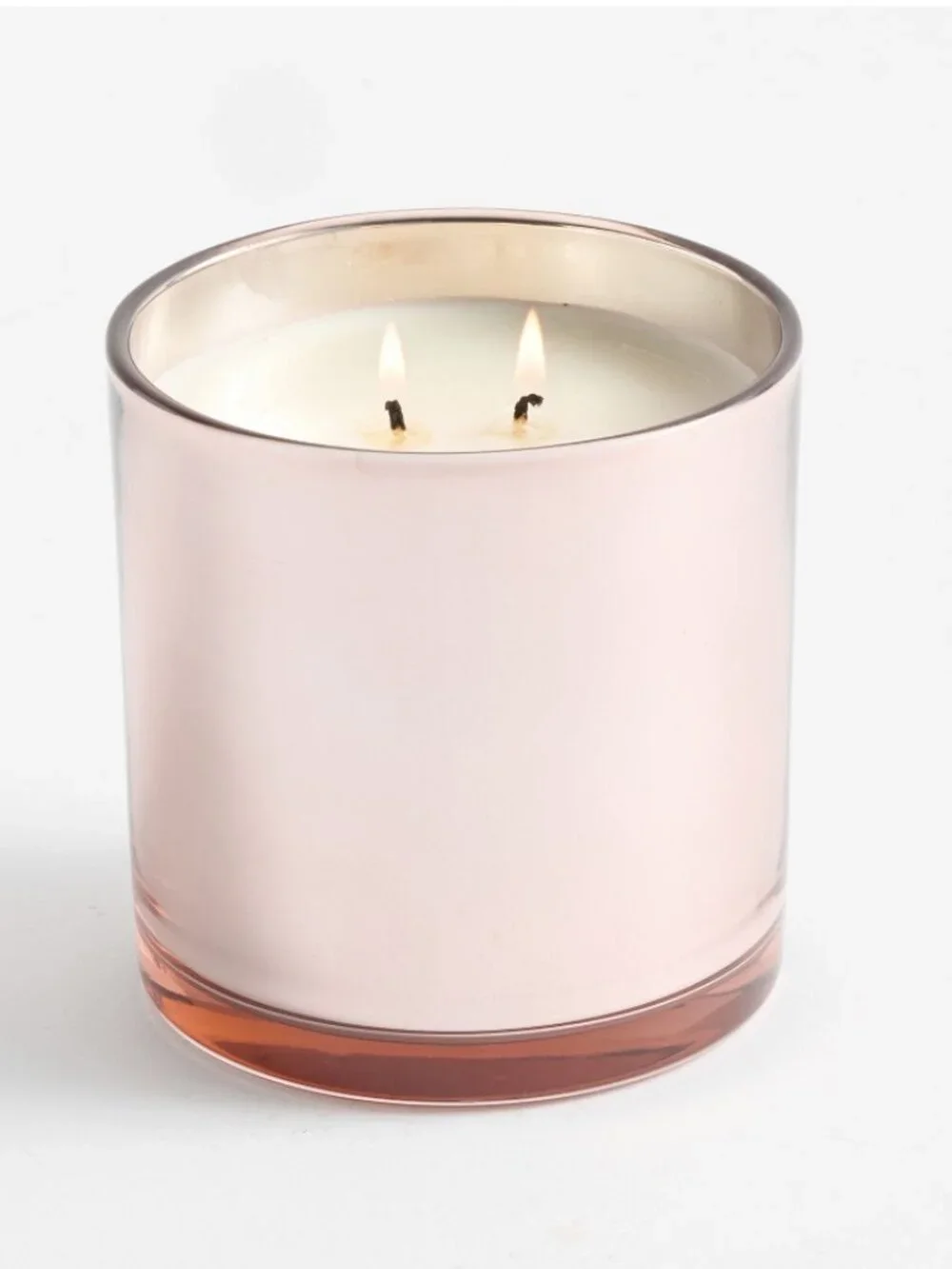 Pottery Barn Champagne Cheer Candle Rose Gold Large
